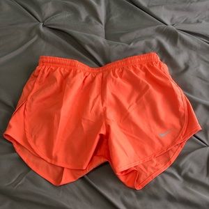Neon Orange Nike Shorts